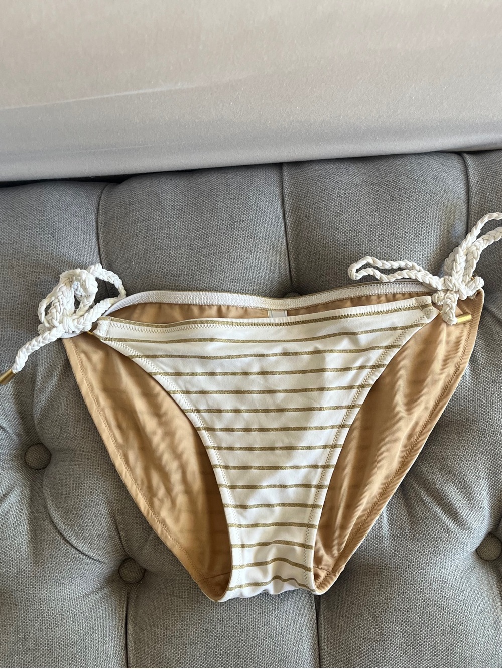 Gap body size medium stripe y2k bikini bottoms